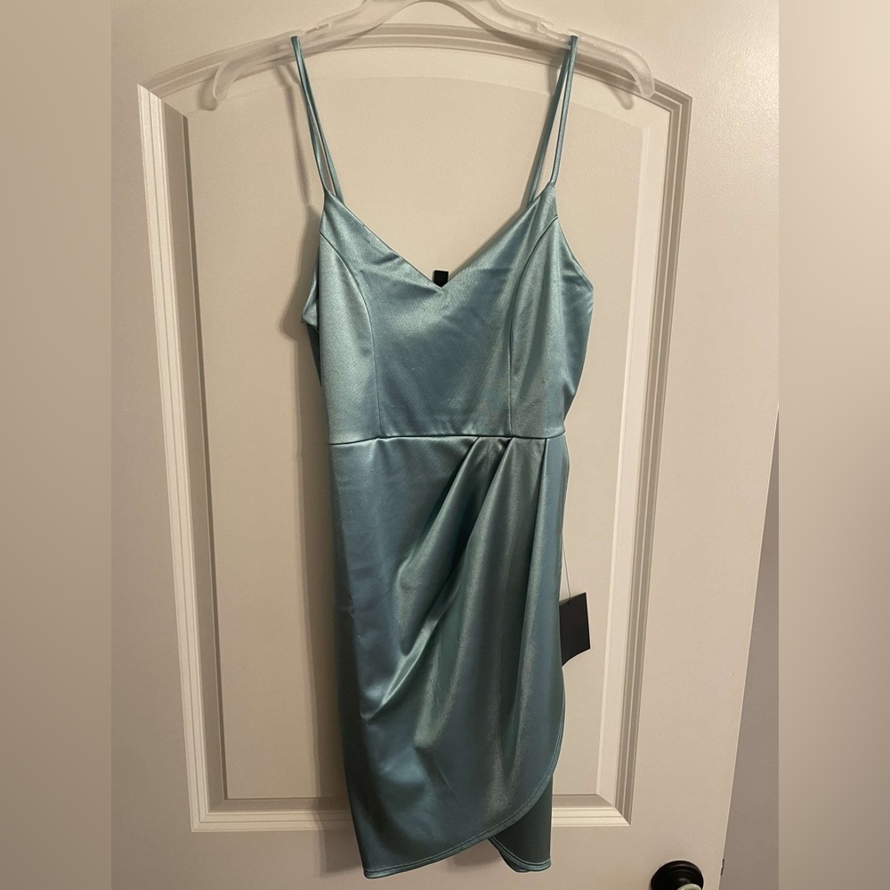 mint green hoco dress